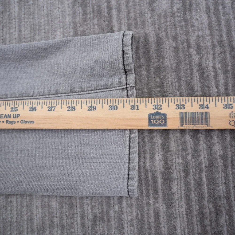Levis 511 Skinny Jeans Mens Gray Denim Pants 36x30 Fit 31 Light Wash Casual